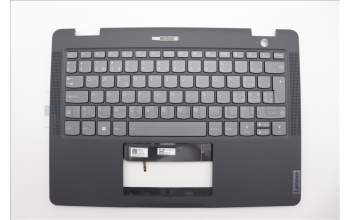 Lenovo 5M11P87904 C-Cover with keyboard, Switzerland, Black, Backlight, WWAN, WLAN, UK