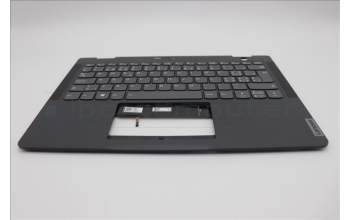 Lenovo 5M11P87904 C-Cover with keyboard, Switzerland, Black, Backlight, WWAN, WLAN, UK