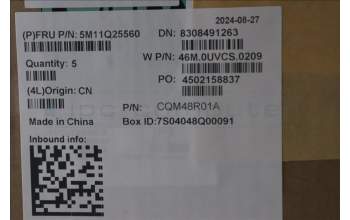 Lenovo 5M11Q25560 C-Cover with keyboard, Icelandic, Black, WLAN, UK