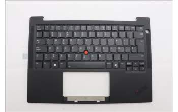 Lenovo 5M11Q25571 C-Cover with keyboard, Spanish, Black, WLAN, UK