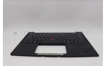 Lenovo 5M11Q25602 C-Cover with keyboard, Nordic, Black, WLAN, UK
