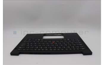 Lenovo 5M11Q25624 C-Cover with keyboard, French, Black, WLAN, US