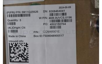 Lenovo 5M11Q25626 MECH_ASM GRP_KBD_BZL_GER_WL_BK_SRX