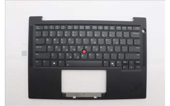 Lenovo 5M11Q25627 C-Cover with keyboard, Greek, Black, WLAN, US