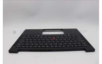 Lenovo 5M11Q25629 C-Cover with keyboard, Hungarian, Black, WLAN, UK