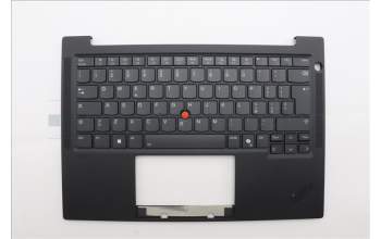 Lenovo 5M11Q25631 C-Cover with keyboard, Italian, Black, WLAN, UK
