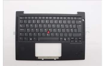 Lenovo 5M11Q25636 C-Cover with keyboard, Norwegian, Black, WLAN, UK