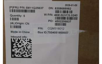 Lenovo 5M11Q25637 MECH_ASM GRP_KBD_BZL_NORDIC_WL_BK_SRX