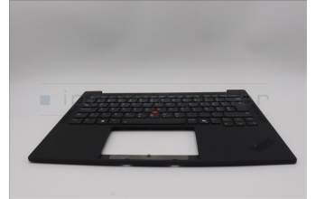 Lenovo 5M11Q25675 C-Cover with keyboard, Slovenian, Black, WLAN, UK
