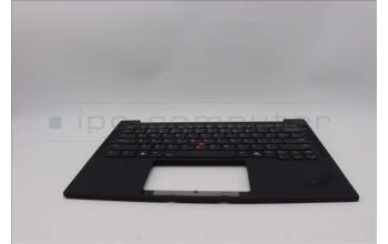 Lenovo 5M11Q25691 C-Cover with keyboard, USA English, Black, WWAN, US