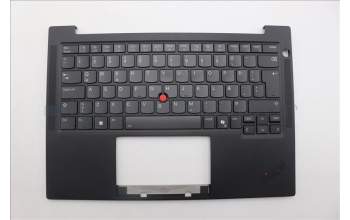 Lenovo 5M11Q25700 C-Cover with keyboard, Icelandic, Black, WWAN, UK