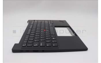 Lenovo 5M11Q25708 C-Cover with keyboard, Portuguese, Black, WWAN, UK