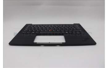 Lenovo 5M11Q25711 C-Cover with keyboard, Spanish, Black, WWAN, UK