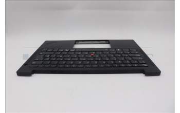 Lenovo 5M11Q25711 C-Cover with keyboard, Spanish, Black, WWAN, UK