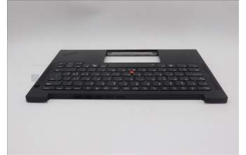 Lenovo 5M11Q25748 C-Cover with keyboard, Switzerland, Black, WWAN, UK