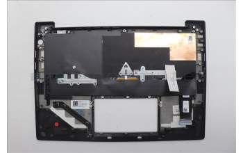 Lenovo 5M11Q25755 C-Cover with keyboard, Belgian, Black, WWAN, UK