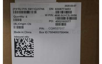 Lenovo 5M11Q25766 C-Cover with keyboard, German, Black, WWAN, UK