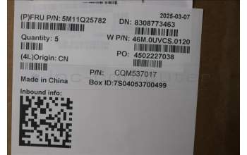 Lenovo 5M11Q25782 C-Cover with keyboard, Swedish/Finnish, Black, WWAN, UK