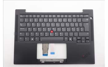 Lenovo 5M11Q53899 C-Cover with keyboard, Slovenian, Black, Backlight, UK