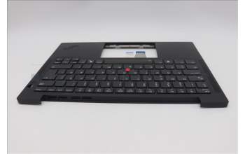 Lenovo 5M11Q54048 C-Cover with keyboard, Danish, Black, Backlight, WWAN, UK