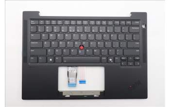 Lenovo 5M11Q54077 C-Cover with keyboard, US English Euro, Black, Backlight, WWAN, US