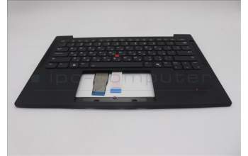 Lenovo 5M11Q54115 C-Cover with keyboard, Hebrew, Black, Backlight, WWAN, US