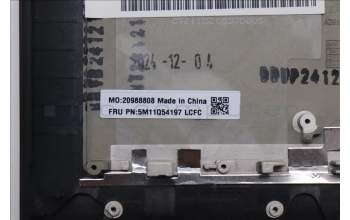 Lenovo 5M11Q54197 C-Cover with keyboard, Russian, Black, Backlight, WWAN, US