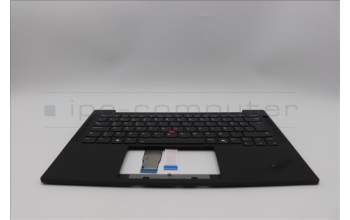 Lenovo 5M11Q54256 C-Cover with keyboard, Turkish, Black, Backlight, WWAN, UK