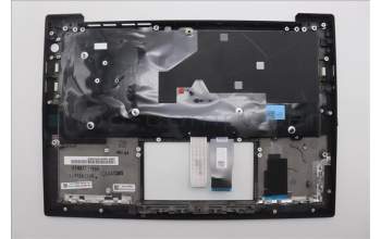 Lenovo 5M11Q54281 C-Cover with keyboard, Ukraine, Black, Backlight, WWAN, US