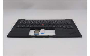 Lenovo 5M11Q54517 C-Cover with keyboard, Czech Slovakian, Black, Backlight, UK