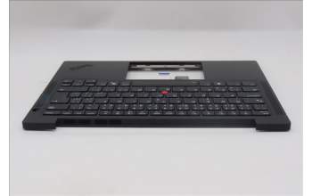 Lenovo 5M11Q54517 C-Cover with keyboard, Czech Slovakian, Black, Backlight, UK