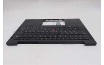 Lenovo 5M11Q54617 C-Cover with keyboard, Italian, Black, Backlight, UK