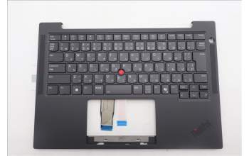 Lenovo 5M11Q54625 C-Cover with keyboard, Japanese, Black, Backlight, JP