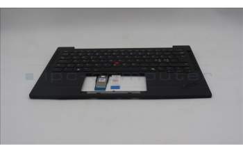 Lenovo 5M11Q54661 C-Cover with keyboard, Nordic, Black, Backlight, UK
