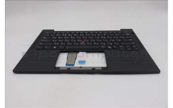 Lenovo 5M11Q54675 C-Cover with keyboard, Russian, Black, Backlight, US