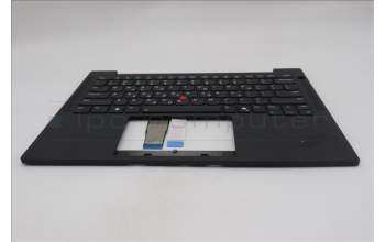 Lenovo 5M11Q54893 C-Cover with keyboard, Greek, Black, Backlight, US