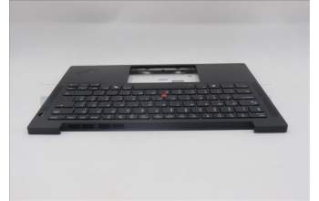 Lenovo 5M11Q54910 C-Cover with keyboard, Hungarian, Black, Backlight, UK