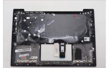 Lenovo 5M11Q54977 C-Cover with keyboard, Portuguese, Black, Backlight, UK