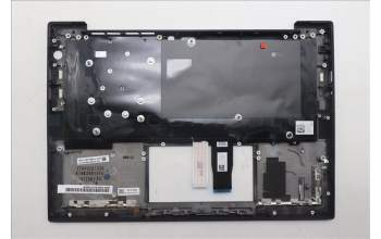Lenovo 5M11Q55018 C-Cover with keyboard, Switzerland, Black, Backlight, UK