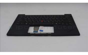 Lenovo 5M11Q55068 C-Cover with keyboard, Ukraine, Black, Backlight, US