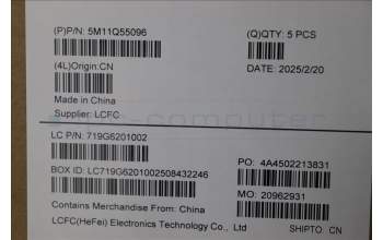 Lenovo 5M11Q55096 C-Cover with keyboard, Arabic, FingerPrint Reader, US