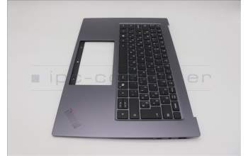 Lenovo 5M11Q55137 C-Cover with keyboard, Hungarian, FingerPrint Reader, UK