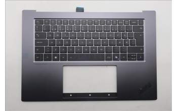 Lenovo 5M11Q55199 C-Cover with keyboard, Norwegian, FingerPrint Reader, UK