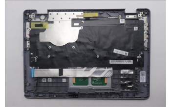 Lenovo 5M11Q55278 C-Cover with keyboard, US English Euro, Luna Grey, Non-Backlight, World Face Camera, US