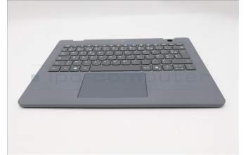 Lenovo 5M11Q55280 C-Cover with keyboard, French, Luna Grey, Non-Backlight, World Face Camera, US