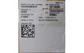 Lenovo 5M11Q55284 C-Cover with keyboard, German, Luna Grey, Non-Backlight, World Face Camera, UK