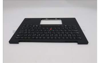 Lenovo 5M11Q55933 C-Cover with keyboard, Czech Slovakian, Deep Black, FingerPrint Reader, WLAN, UK