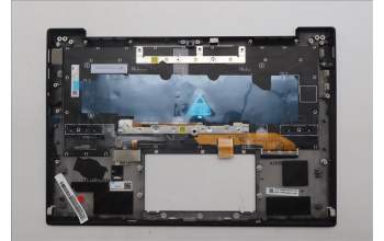 Lenovo 5M11Q55965 C-Cover with keyboard, Arabic, Deep Black, FingerPrint Reader, WLAN, US