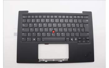 Lenovo 5M11Q55977 C-Cover with keyboard, German, Deep Black, FingerPrint Reader, WLAN, UK