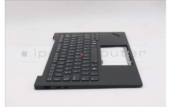 Lenovo 5M11Q55980 C-Cover with keyboard, Hungarian, Deep Black, FingerPrint Reader, WLAN, UK
